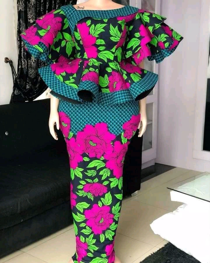 Ladies See 30 Gorgeous and Classy Ankara Skirts and Blouse Styles to Rock This Weekend