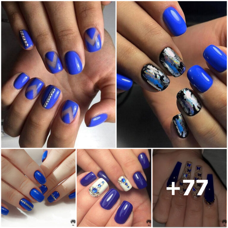 Stunning Nail Art Designs That Navy Blue Color Fits Most
