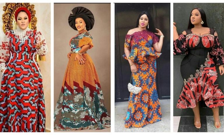 Amazing African Print Dresses for Single or Mature Women