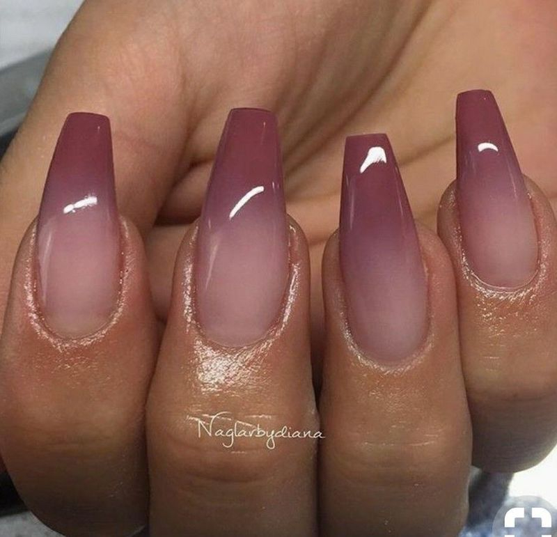 baby boomer purple nails