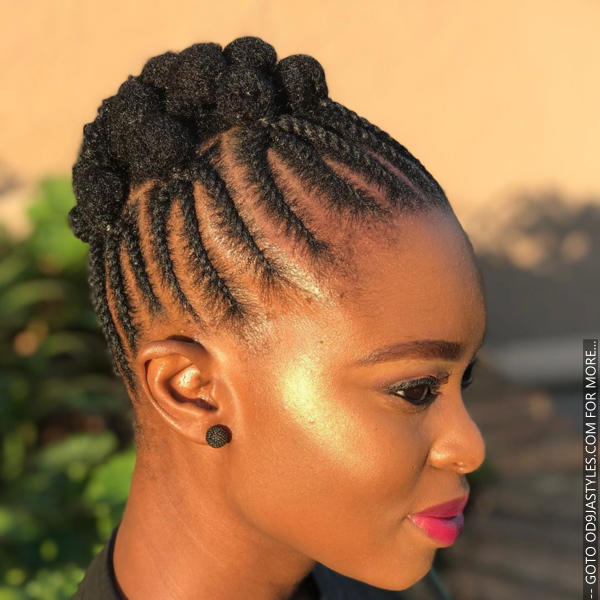 30+ Latest Black Braided Hairstyles For Classy and Elegant Looks (19)