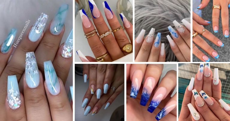 97 Trendy Blue Nail Designs For Fashionable Women