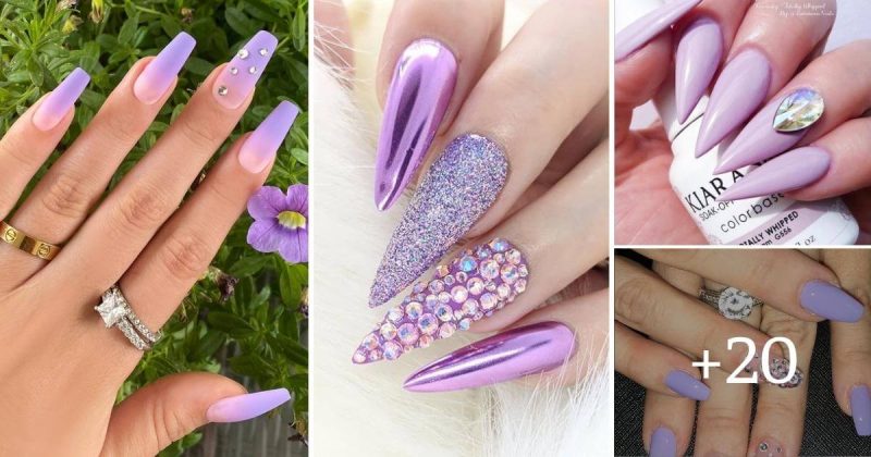 20+ Dreamy Lavender & Lilac Nails That’ll Steal Your Heart