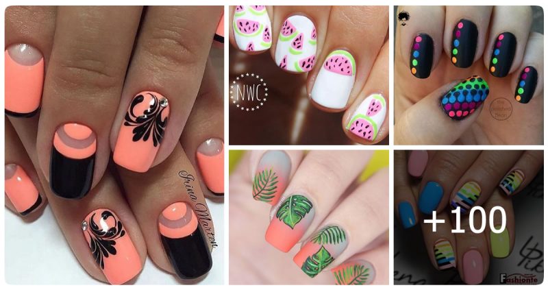 114 Photos: Cute Summer Nail Art Designs and Inspiration