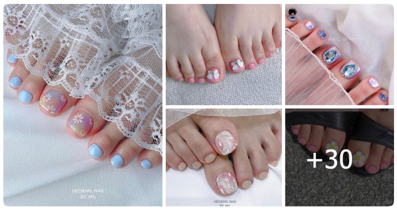 35 Trendy Wedding Toe Nail Designs for 2023 Brides to Flaunt on their Big Day