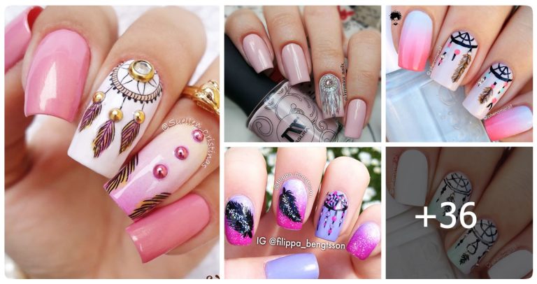 36 Photos: Ideas with Dream Catcher Nail Art