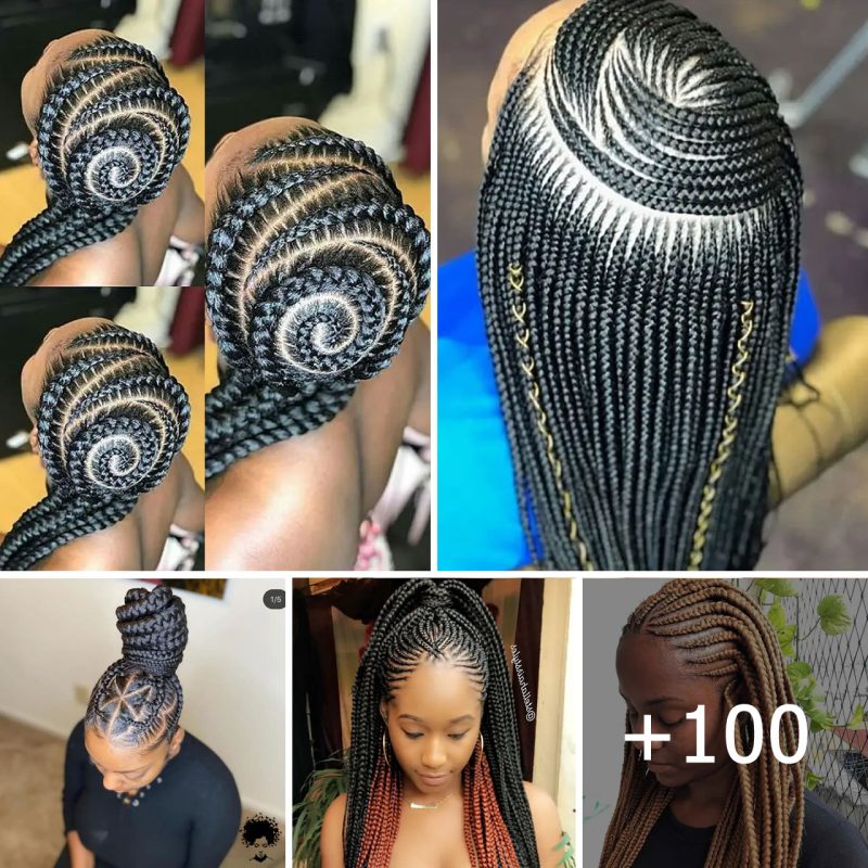 100+ Best Cornrow, Ponytail, and Knotless Braided Hairstyles in 2024