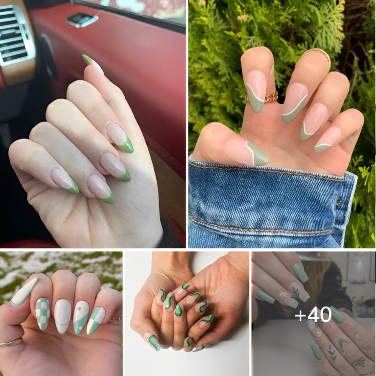 56 Sage Green Nails To Try This Month