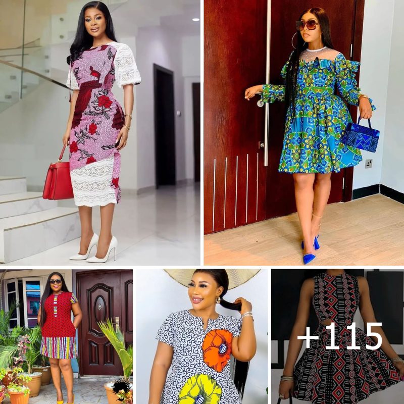 115 Ankara Short Gown Styles