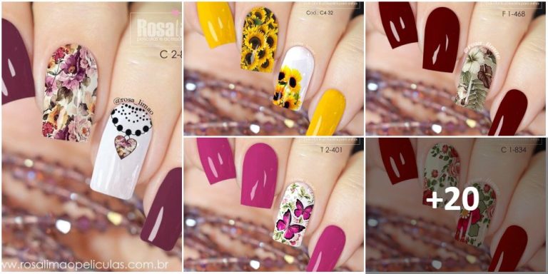 Foil Designs【+20 Nail Ideas with Foil Paper】