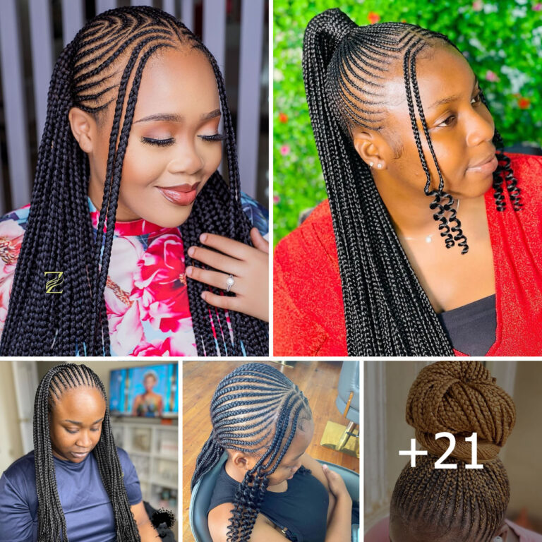  31 Hottest Ghana Braids Hairstyle Ideas for 2024 + HWB – Explore Trending