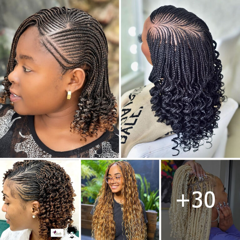 30 Braids with Curls to Give You a Funky, Chic Look