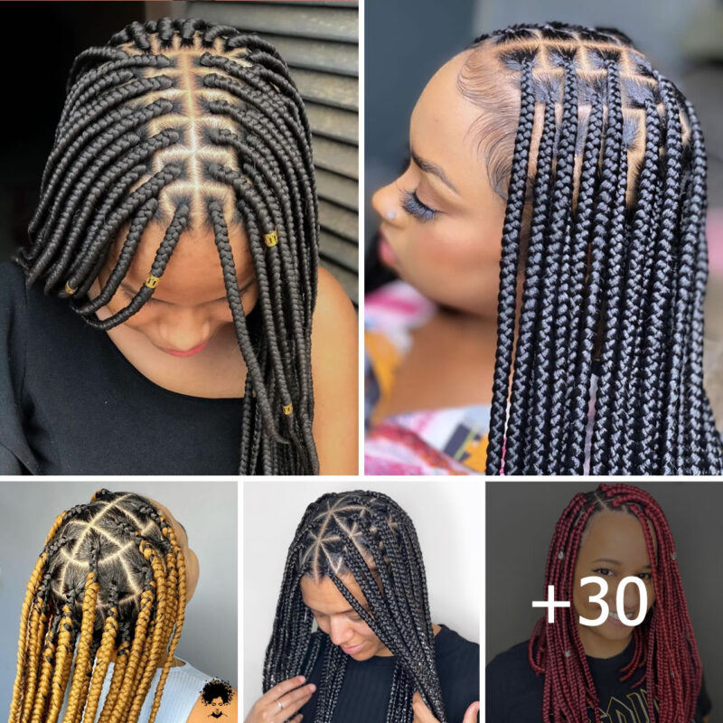 30 Neatly Braided Medium Box Braids Your Stylist Must See