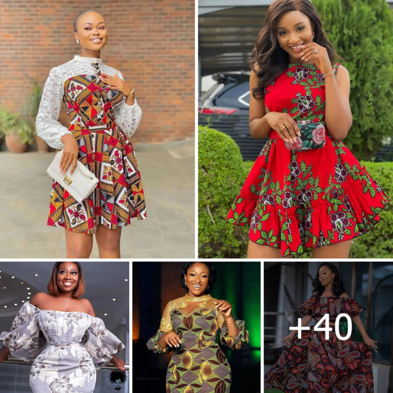 40 Beautiful Simple Ankara Gown Styles For 2024