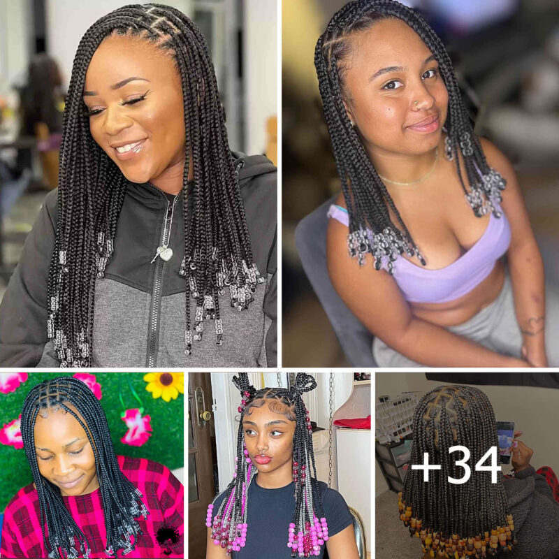 Knotless Braids with Beads: 34 Coolest Ideas for 2023