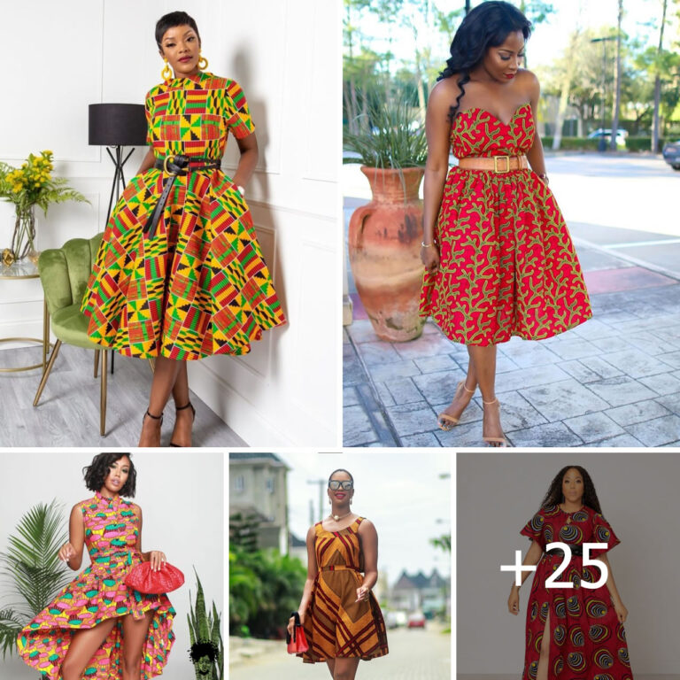 Simple And Stylish Ankara Short Gown Styles To Consider.