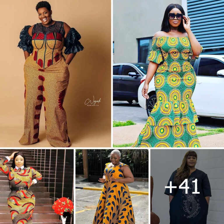 Stylish African Dresses for Plus Size Ladies: 2023-2024 Collection