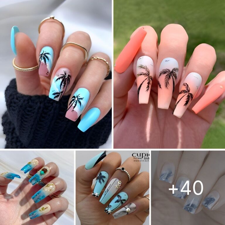 40+ Vacation Nail Art Ideas Perfect For A Beach Summer Holiday