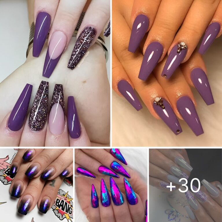 30 Gorgeous Purple Nails to Inspire your Next Nail Design