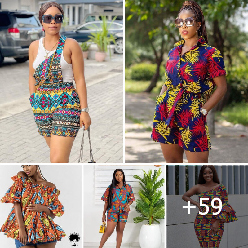 Ankara Shorts and Tops for Ladies 2024