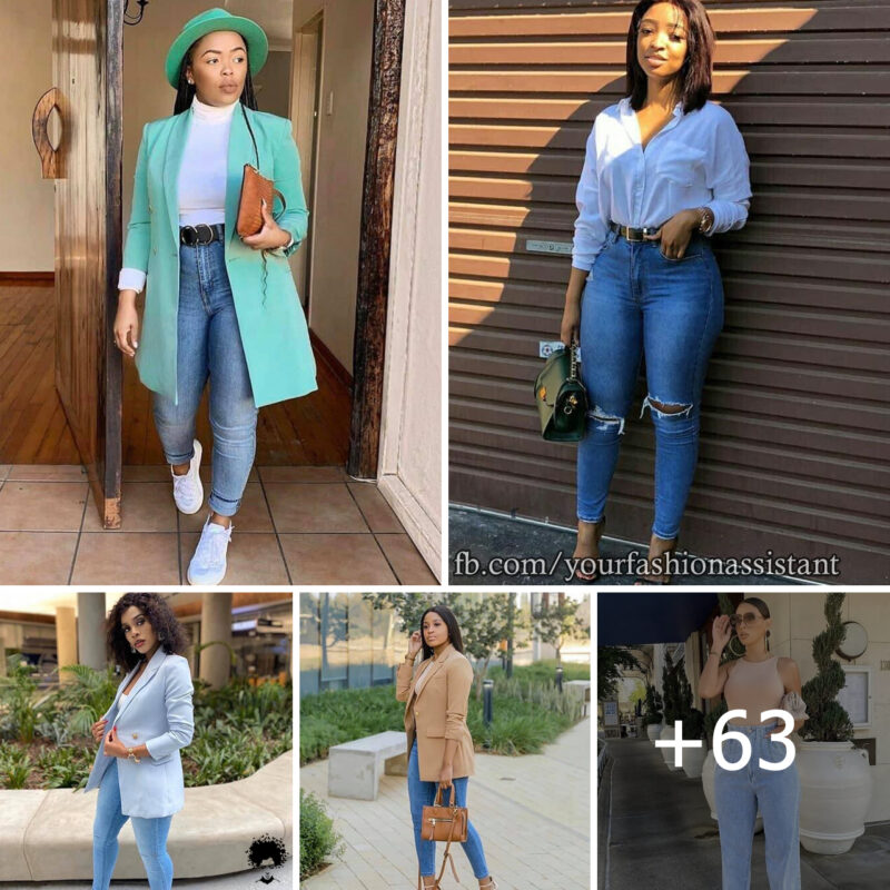 Denim-on-Denim Mastery: Women Showcasing How to Elevate the Classic Look from Casual to Chic!