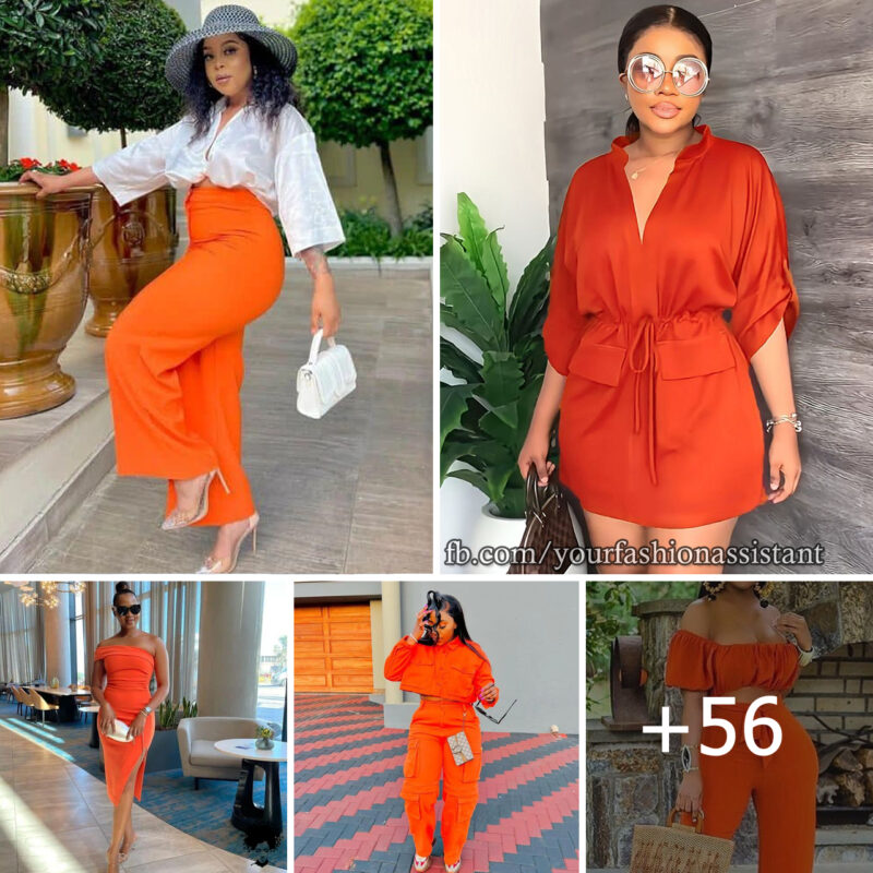 Vibrant Visions: Celebrating Women Who Glow in Glorious Orange Shades!
