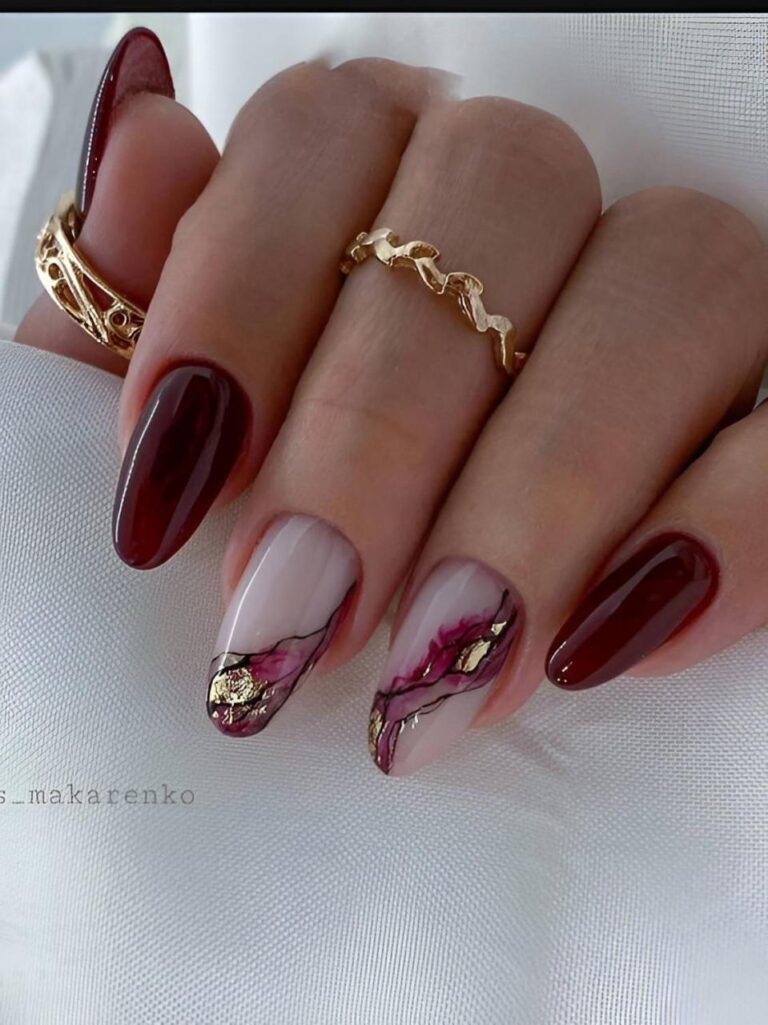 Explore the 27 hottest maroon red nail ideas to try right now