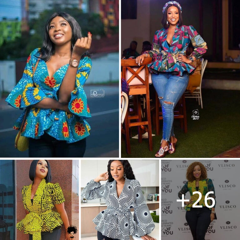 Ankara Peplum Jacket Styles: The Perfect Blend of Formal Elegance and Feminine Grace
