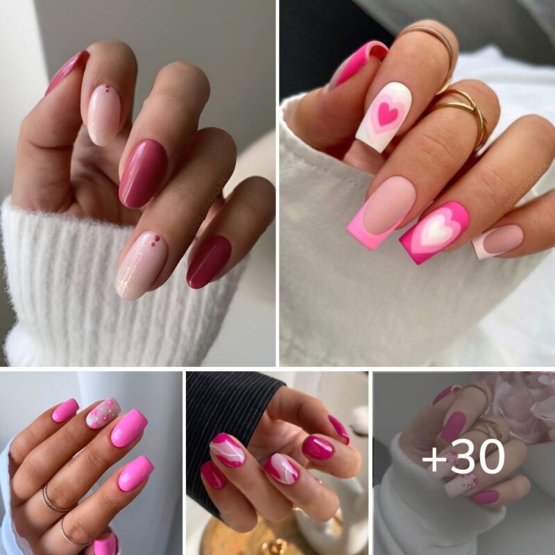 30 Easy And Cute Pink Nail Ideas To Make You Fabulous