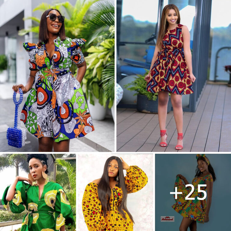 20+ Cute Ankara Short Dress Styles To Consider.