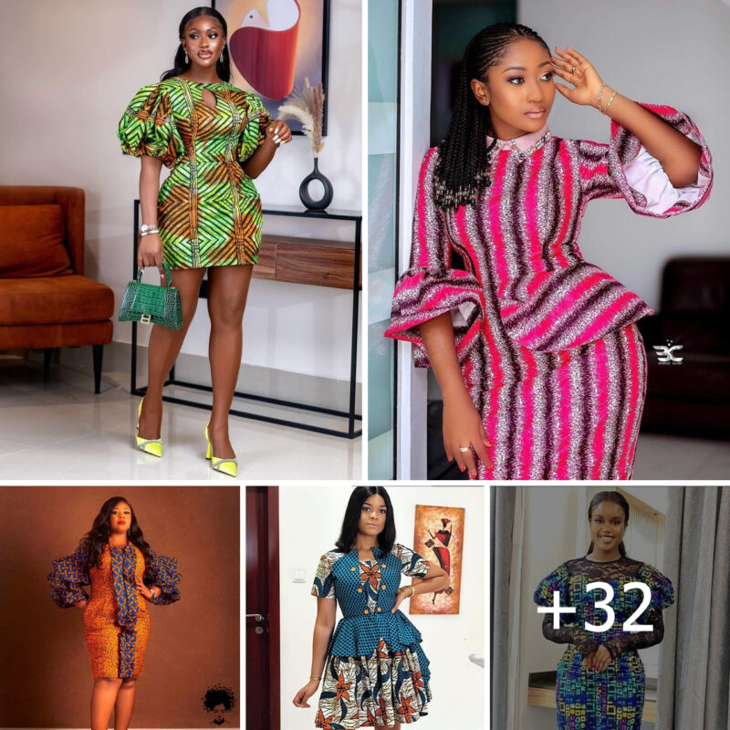 Ankara Elegance: The Perfect Fusion of Tradition and Contemporary Style in Women’s Gowns 💃🌼