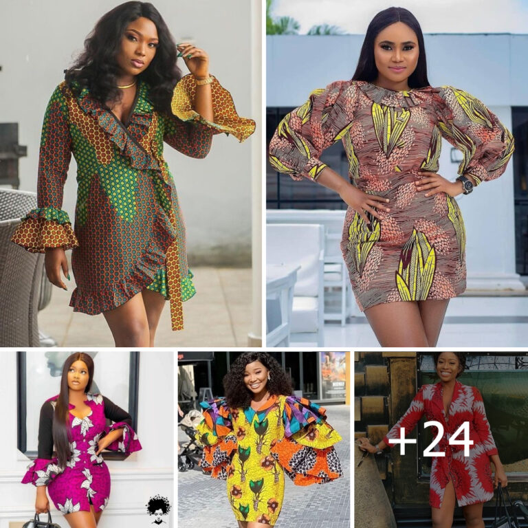 Fascinating Ankara Short Gown Styles For Sassy Looks.