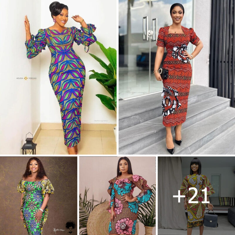 Amazing Ankara Mid Length Gown Styles We Love.