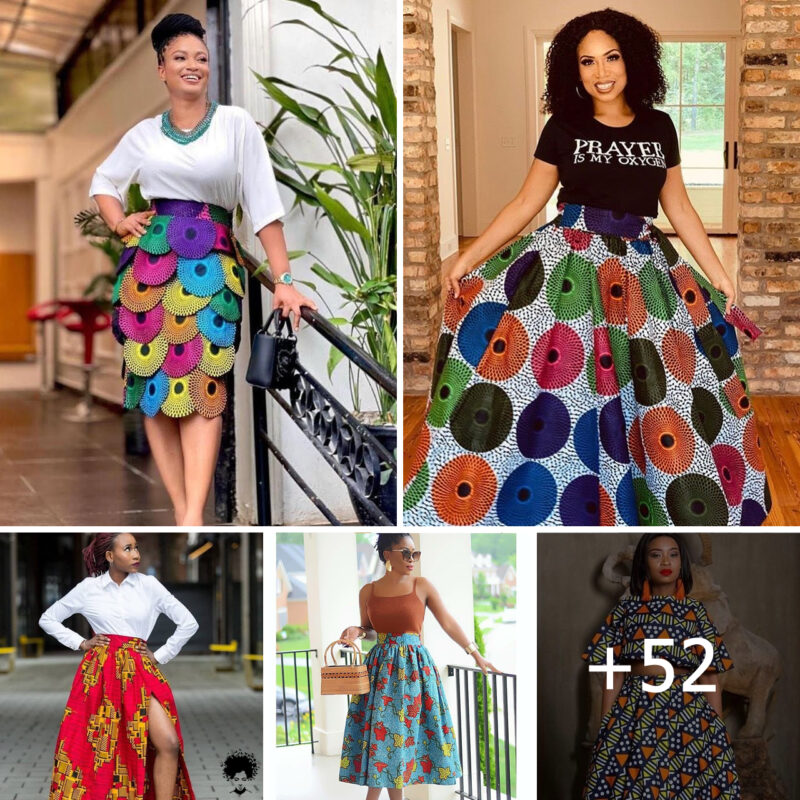 Eccentric and Chic: Unique Ankara Skirt Styles to Elevate Your Wardrobe