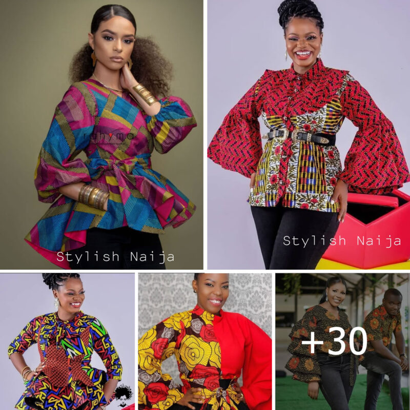 Unleash Your Fashion Sense: Ankara Tops That Perfectly Complement Your Trousers!