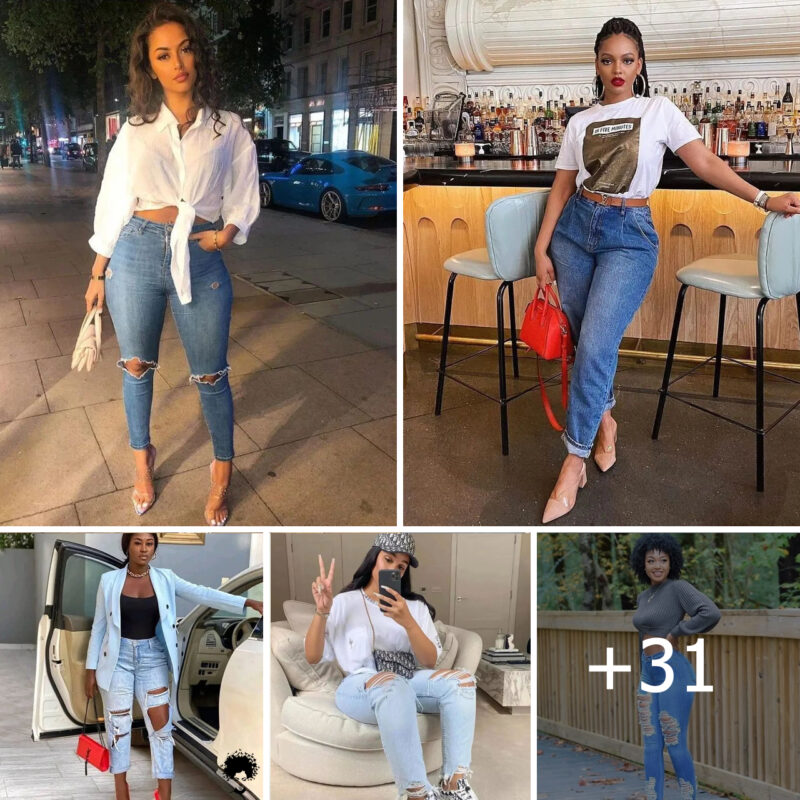 +31 Trendy and Elegant Jeans Looks to Wear This Season