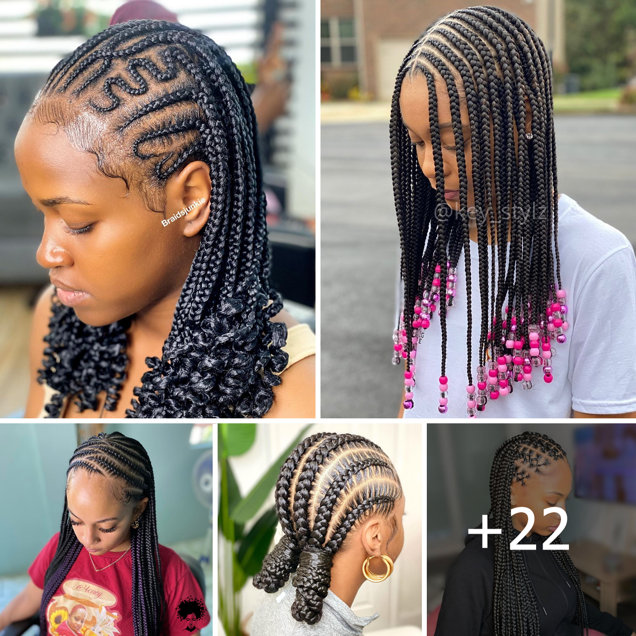 22 Beautiful Straight Back Cornrows Ideas for 2024