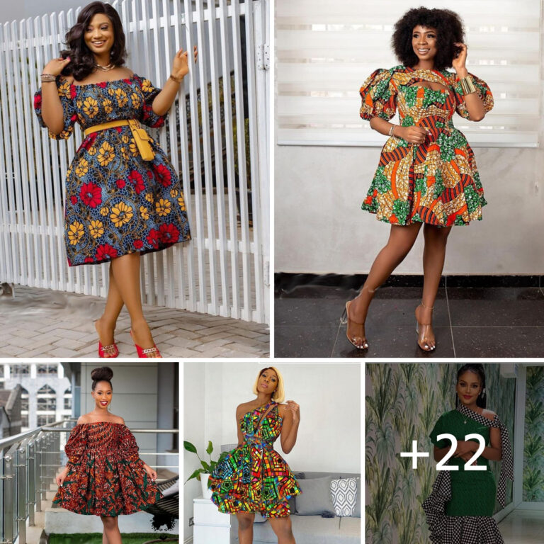 Classic Ankara Short Gown Styles You Should Consider.