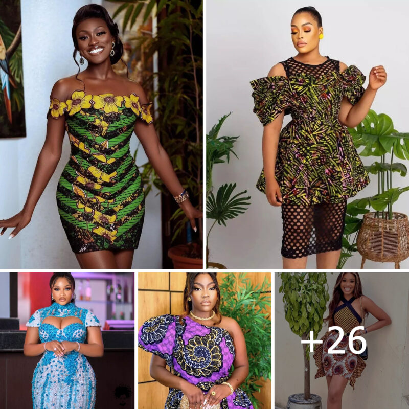2024’s Select 25: Celebrated Ankara Short Gown Styles for African Elegance