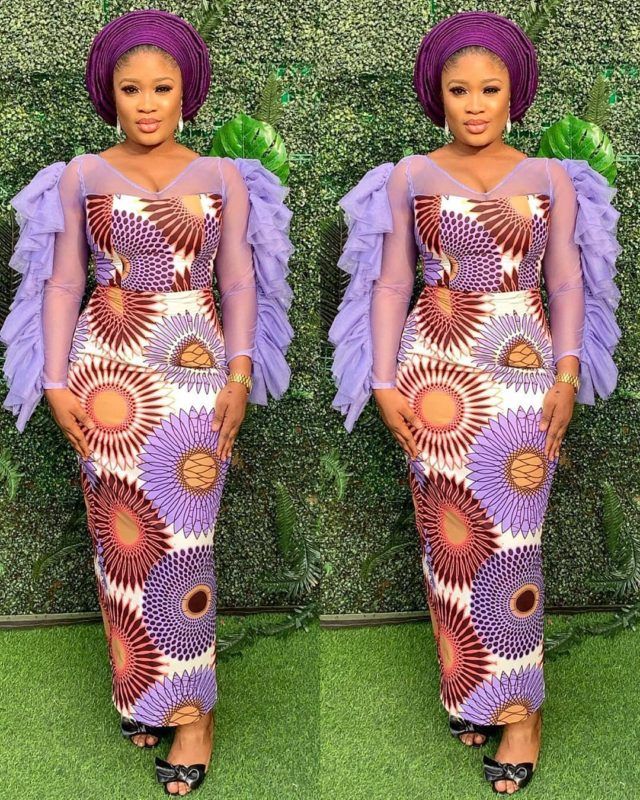 ankara long gown pictures