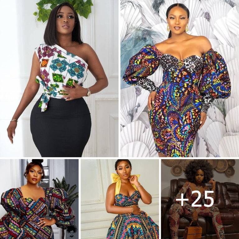 25 Gorgeous Ankara Dress Styles To Step Out In