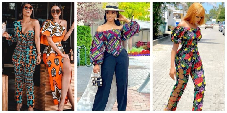 Elegant Ankara trousers ensemble for summer 2024