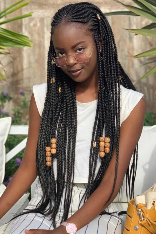  Hottest Ghana Braids Hairstyle Ideas for 2024 (12) – Explore Trending
