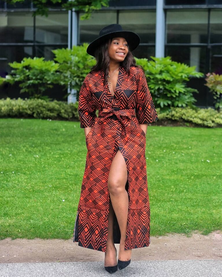 35 Trending Ankara Kimono Jackets And Dresses For 2024