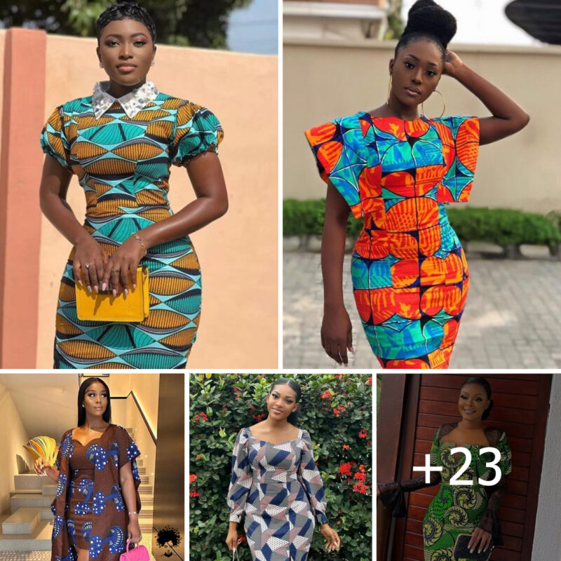 Ankara Fashion Style: Elegant, Classic Womenβs Church Outfits
