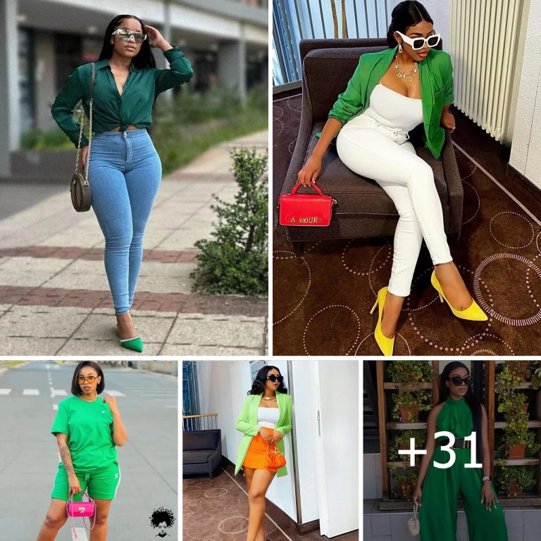 [GALLERY] – Green with Envy: Stylish Outfit Ideas with Green Dresses and Skirts!