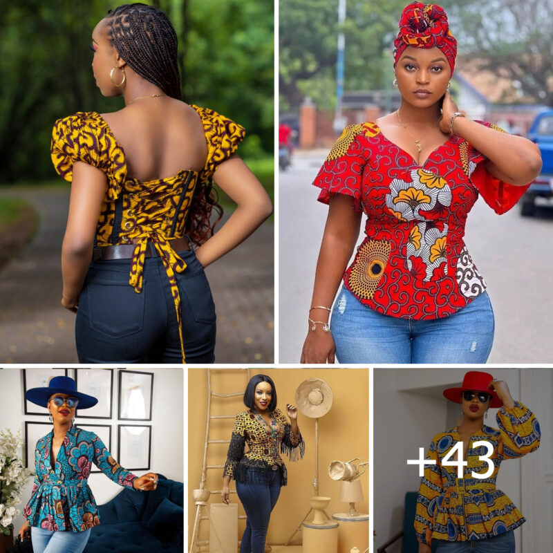 Stunning and Beautiful ankara Tops for Ladies