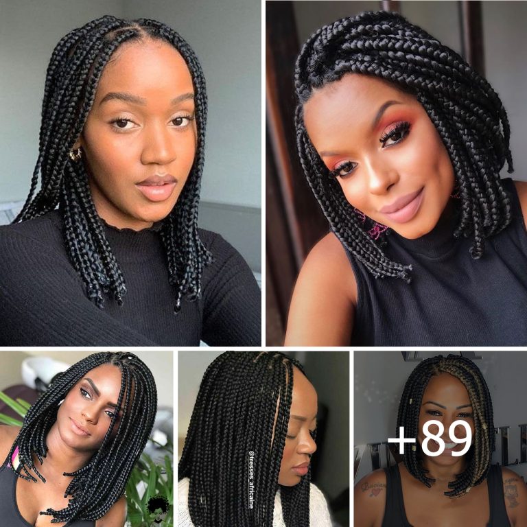 Short Box Braids Hairstyles for Divas