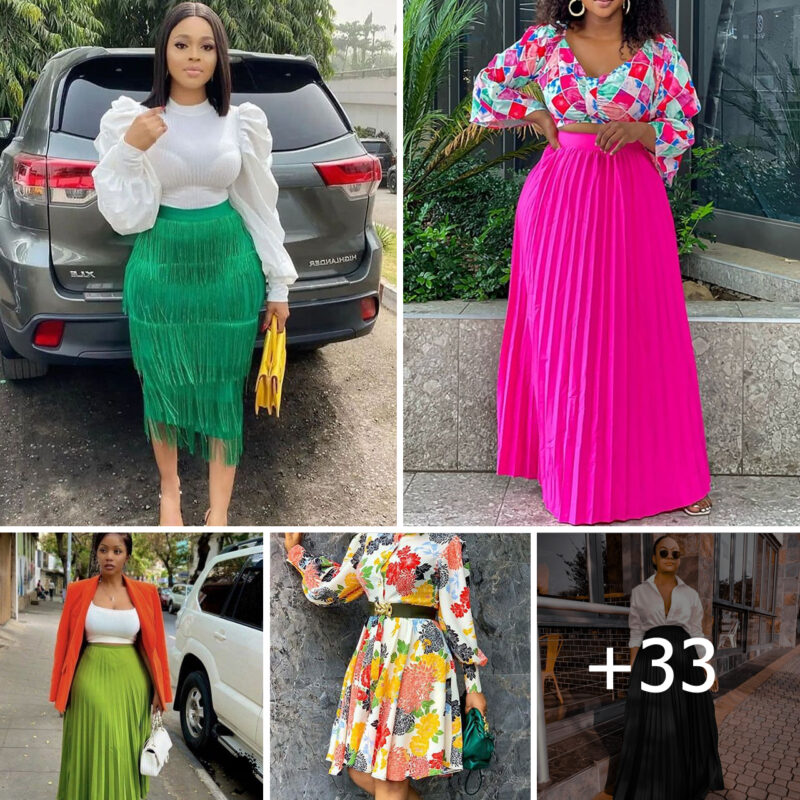 Chic and Stylish: Pleated Skirt Fashion for Women