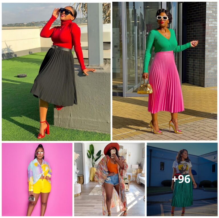 Your Next Week of Summer Outfits Planned ~ Pleated Skirt Models, Denim Wear, and More.